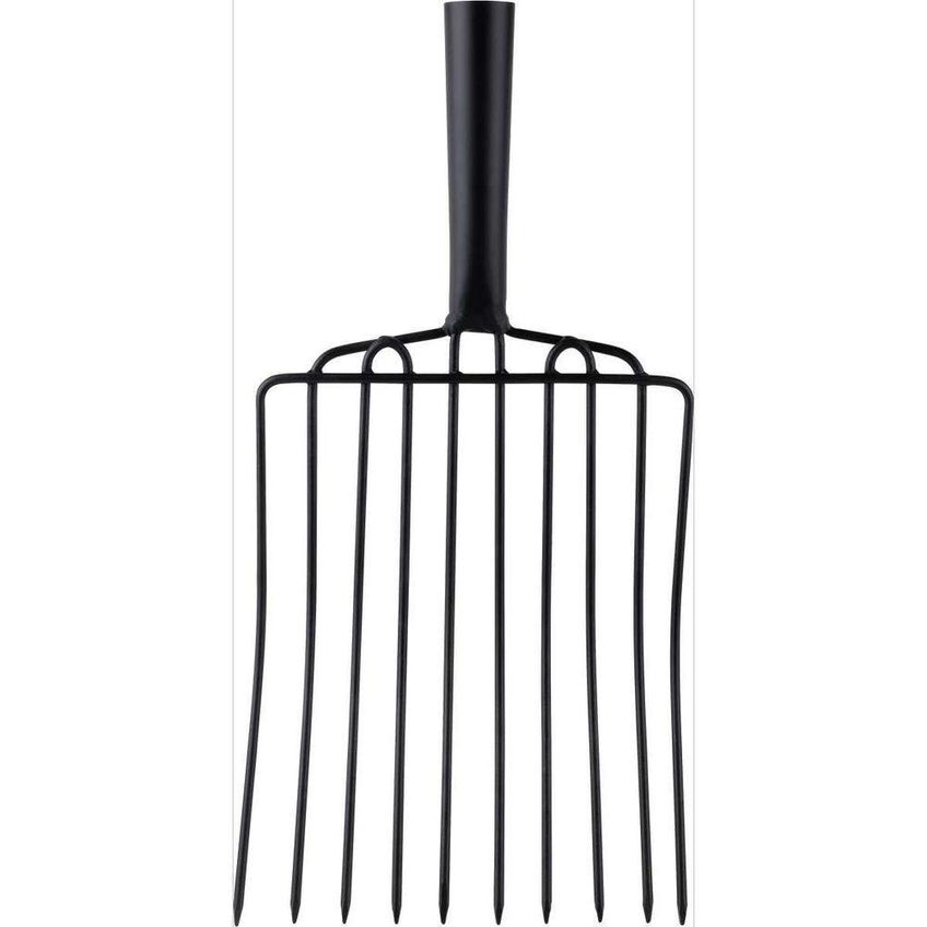 Forcado Reto 10 Dentes Sem Cabo Aço Alta Resistência Agricultura Collins 365075 - imagem 4