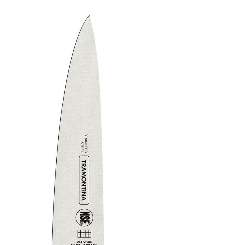 Faca Utility Premium Corte Precisao Aço Inox Cabo Polipropileno Branco Tramontina - imagem 3