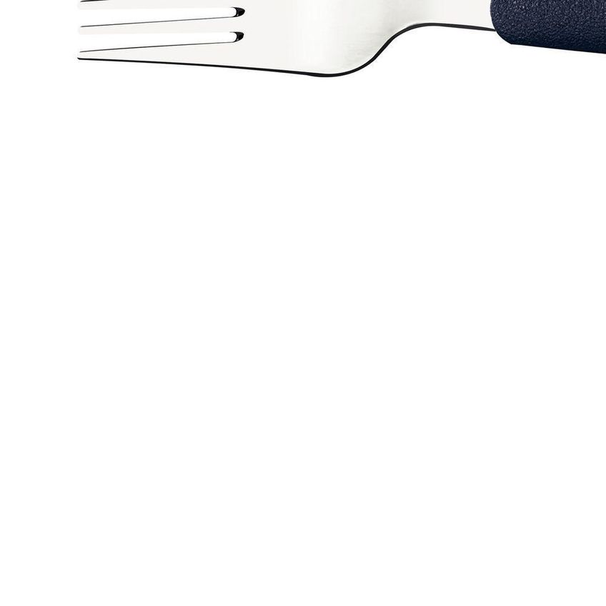Garfo De Mesa Inclusivo Forall Aço Inox E Polipropileno Para Refeição Cinza Tramontina - imagem 5