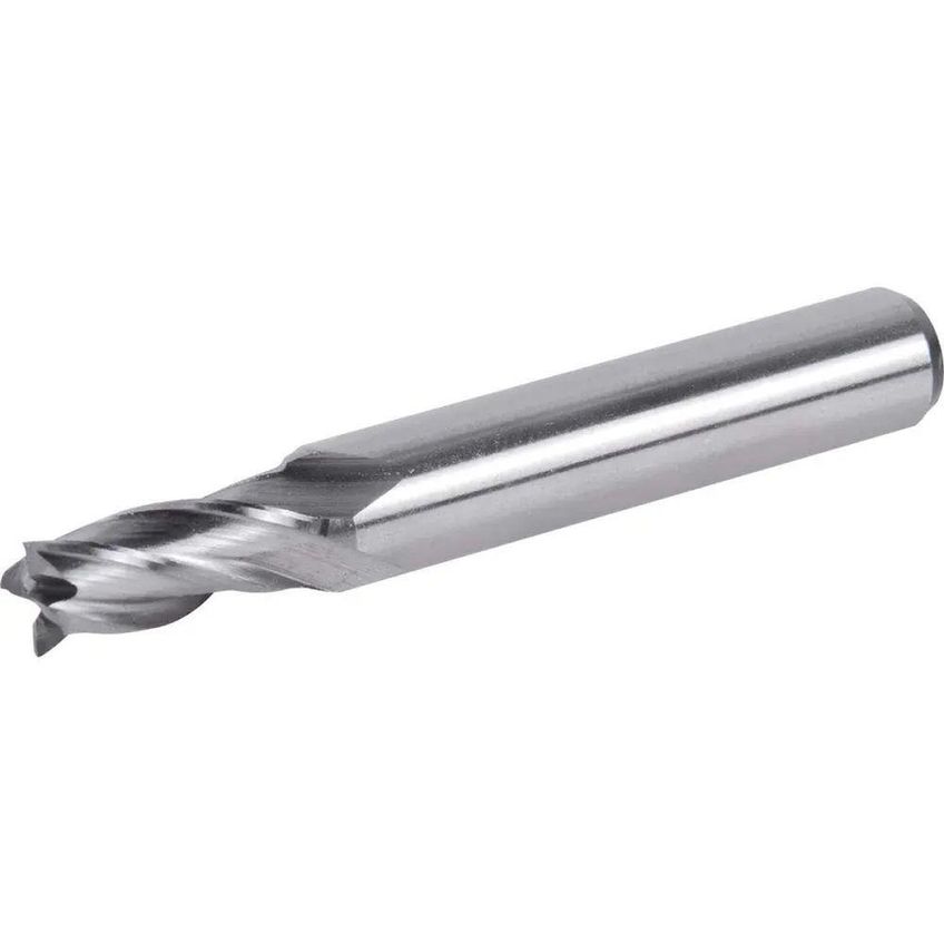 Fresa De Topo Reto 8mm Aço Rápido Hss 4 Cortes Aço Hss M2 Worker - imagem 3