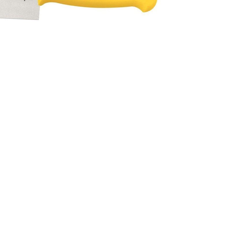 Faca Para Carne Profissional Master Corte Precisao Aco Inox Polipropileno Amarelo Tramontina - imagem 3