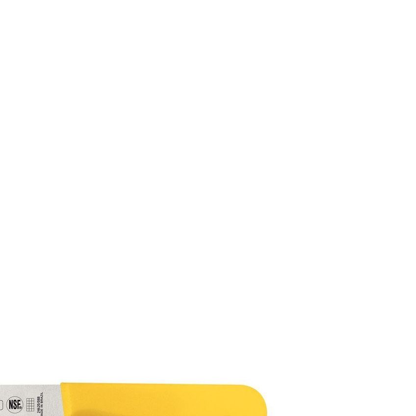 Faca Para Carne Profissional Master Corte Precisao Aco Inox Polipropileno Amarelo Tramontina - imagem 4