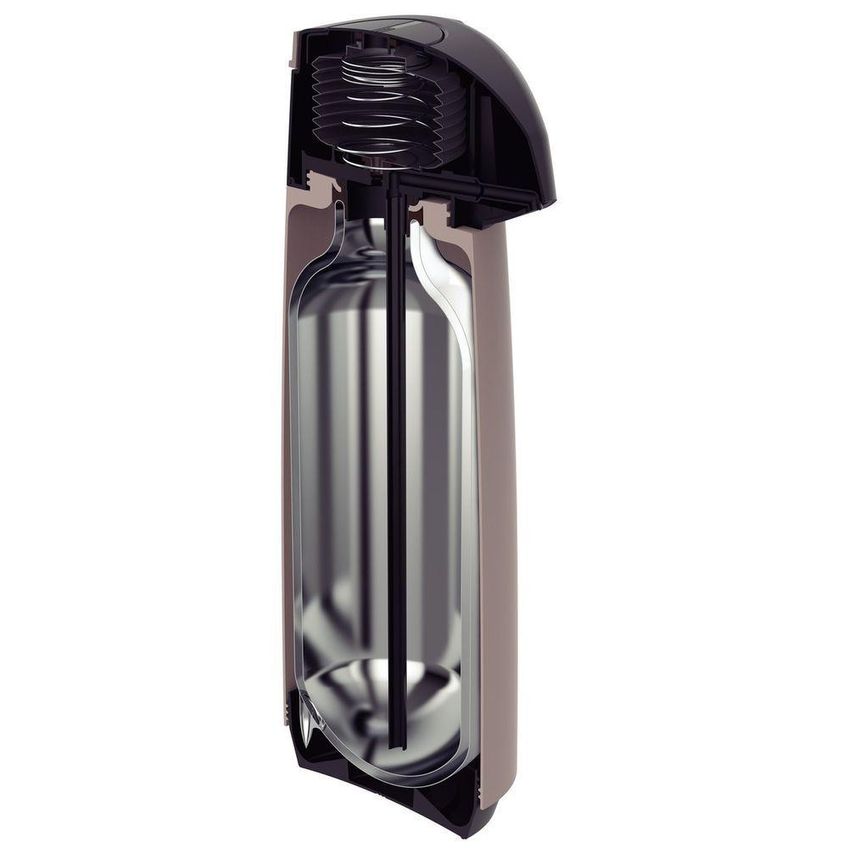 Garrafa Térmica Exata Plástico Ampola Vidro Sistema Corta Pingos Bege Tramontina 1,8l - imagem 5