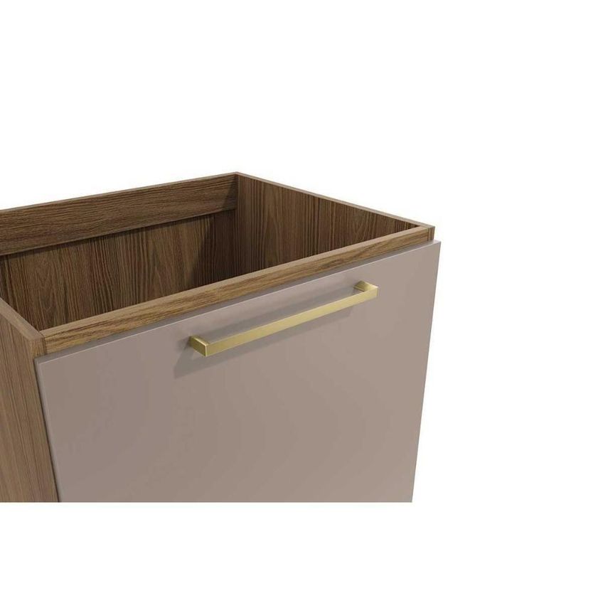 Balcão De Cozinha Modulado Botanic M629 1 Porta Mdf 60cm Fendi Nogueira Kappesberg - imagem 4