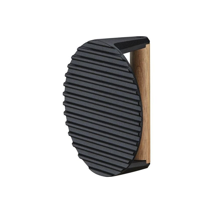 Prensador Para Hambúrguer Manual Fargo Ferro Fundido Pre Seasoned Chapa Gourmet Tramontina - imagem 4