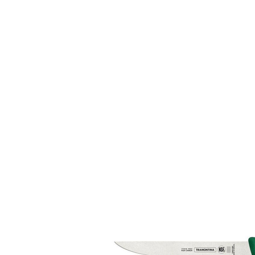 Faca Para Desossar Profissional Master Aço Inox Cabo Polipropileno Antimicrobiano Cozinha Verde - imagem 3