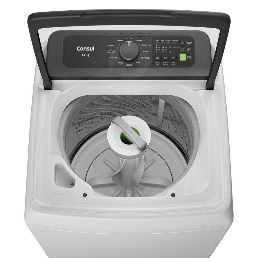 Lavadora Automática Consul Cwn14ab 14kg Branco Economia De Água 220v - imagem 3