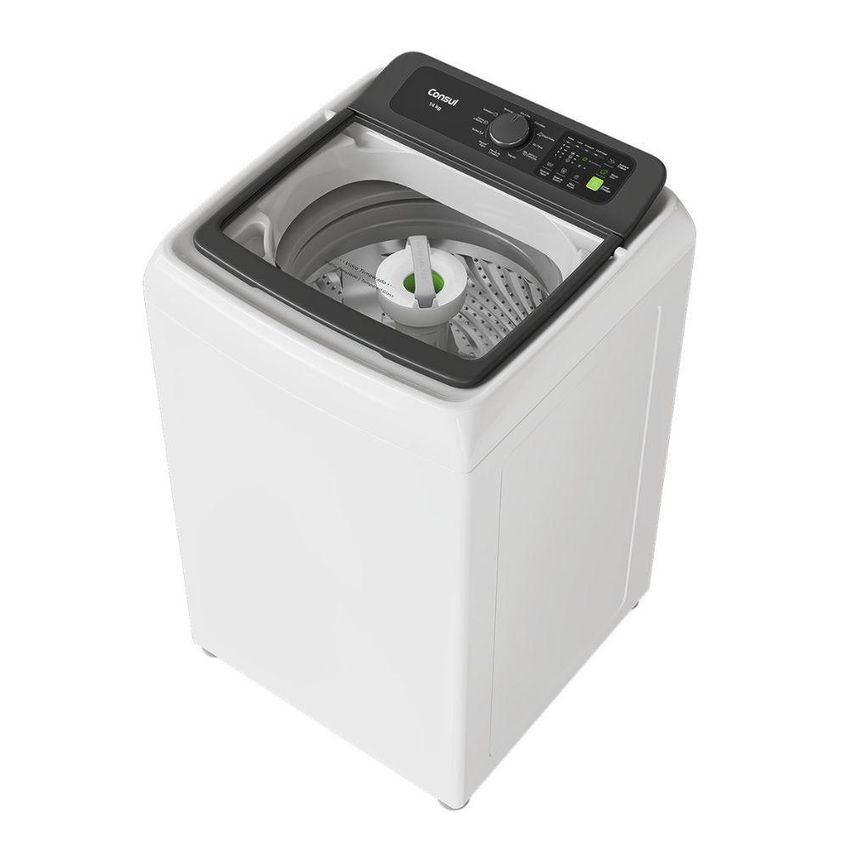 Lavadora Automática Consul Cwn14ab 14kg Branco Economia De Água 220v - imagem 5