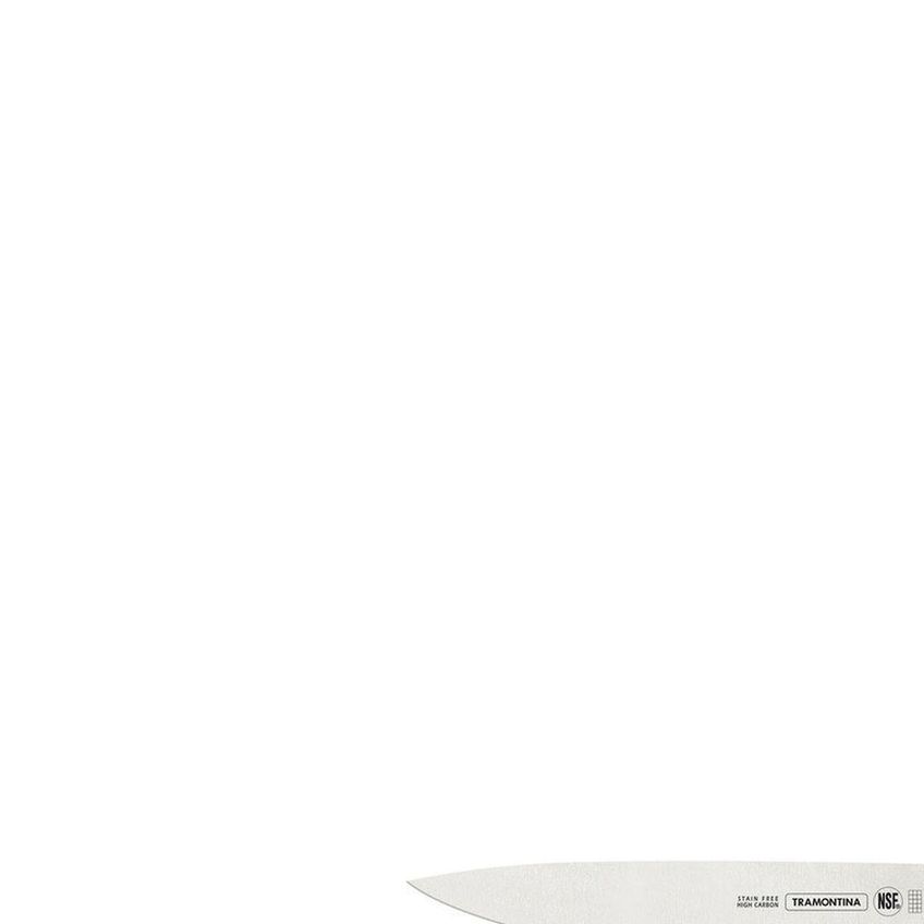 Faca Para Carne Profissional Master Corte Preciso Aço Inox Cabo Polipropileno Branco Tramontina - imagem 4