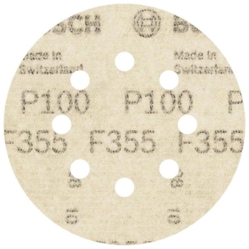 Disco De Lixa 2608605116000 Abrasivo Para Lixamento E Acabamento De Superficies Grao 100 Bosch - imagem 4