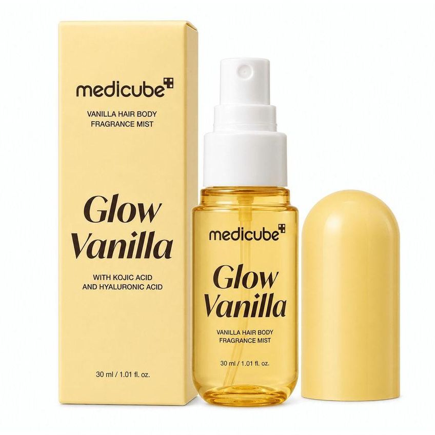 Body Mist Glow Vanilla Hair Body Fragrance Mist Gourmand 30ml Medicube - imagem 4