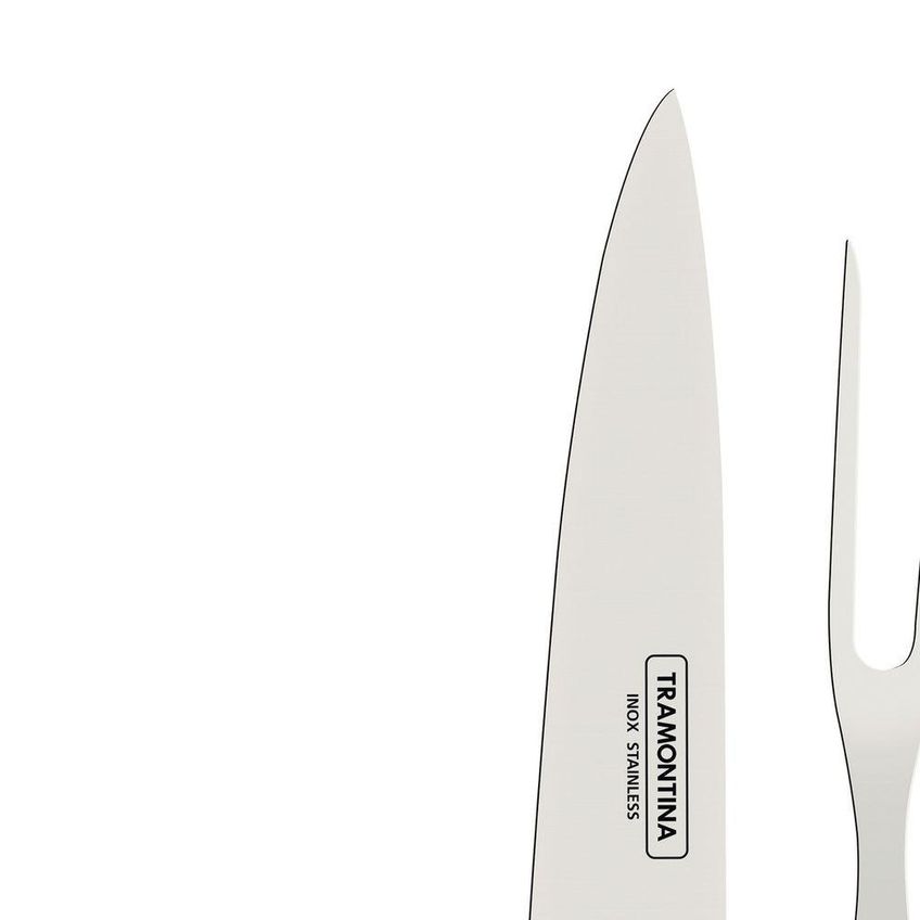 Jogo De Talheres Para Churrasco 14 Peças Aço Inox Madeira Natural - imagem 4
