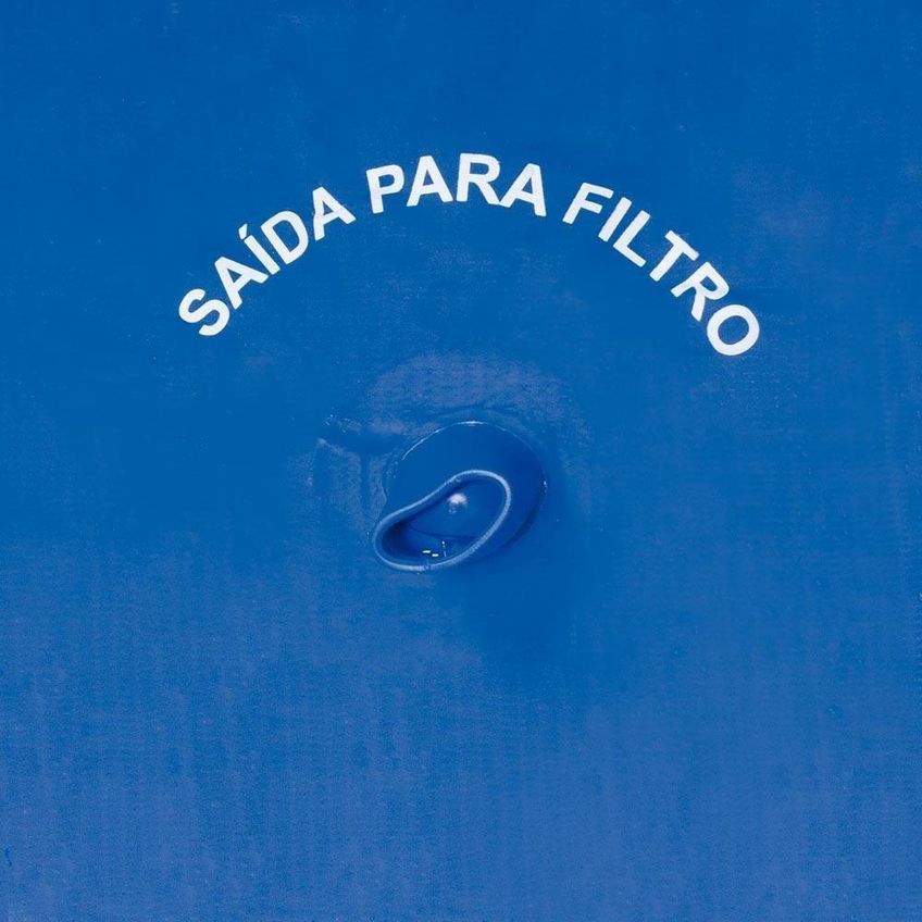 Piscina Inflavel 1049 Redonda PVC Sem Estrutura Com Capa Forro Filtro Bomba 2200L/H 220V Mor - imagem 5