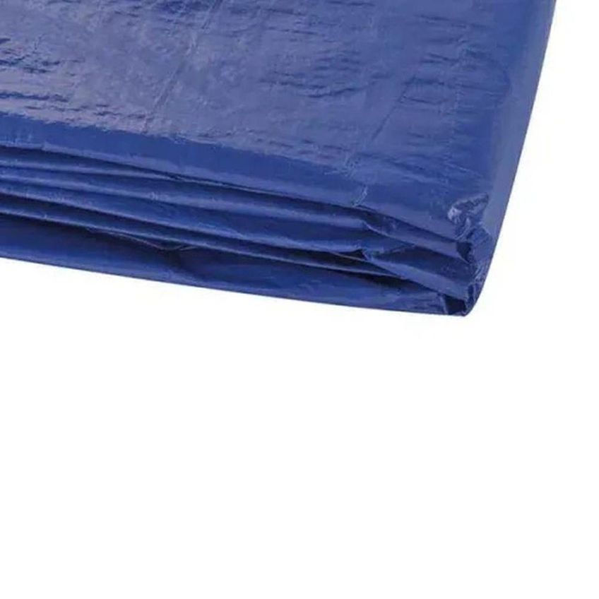 Lona Encerado Polietileno Impermeavel 100 Micras Azul 8mx4m Kala - imagem 3