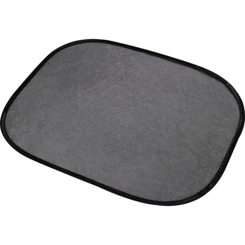 Para-sol Lateral Automotivo Preto Nylon Proteção Solar Ventosas 44cm 36cm Kala - imagem 3