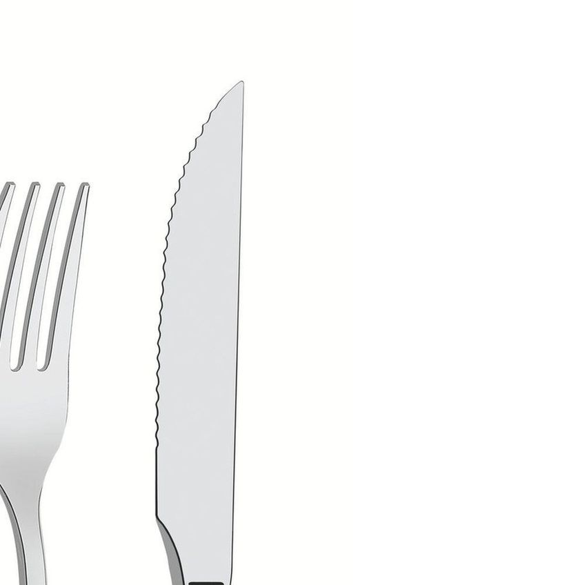Faqueiro Zurique 72 Peças Aço Inox Alto Brilho Para Mesa E Churrasco Tramontina - imagem 3