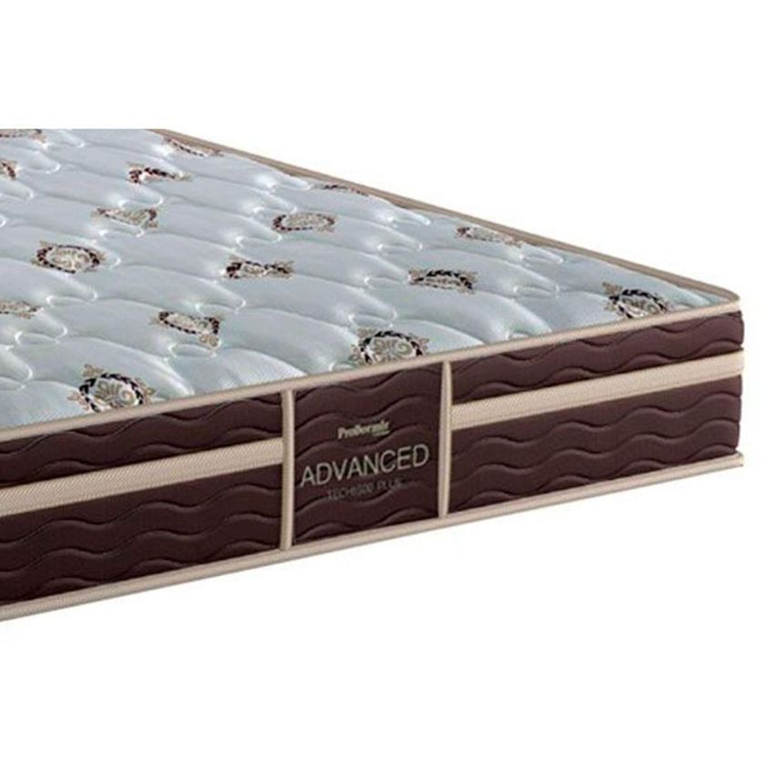 Colchão Solteiro Espuma D33 Firmepedic Prodormir Advanced Tech1500 Plus Euro Pillow Brown 88x188x24 - imagem 3