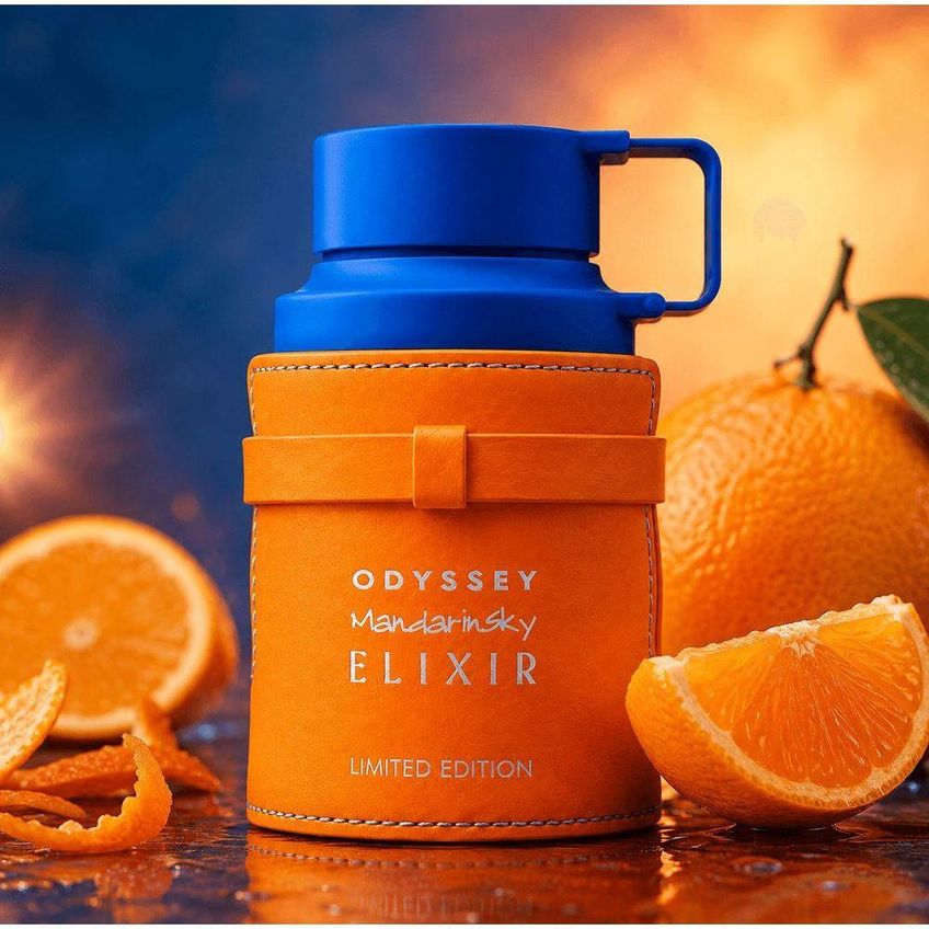Perfume Odyssey Mandarin Sky Elixir Limited Edition Masculino Eau De Parfum Oriental Amadeirado - imagem 3