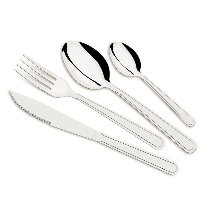 Faqueiro Linha Búzios 24 Peças Aço Inox Para Mesa Posta Tramontina - imagem 3