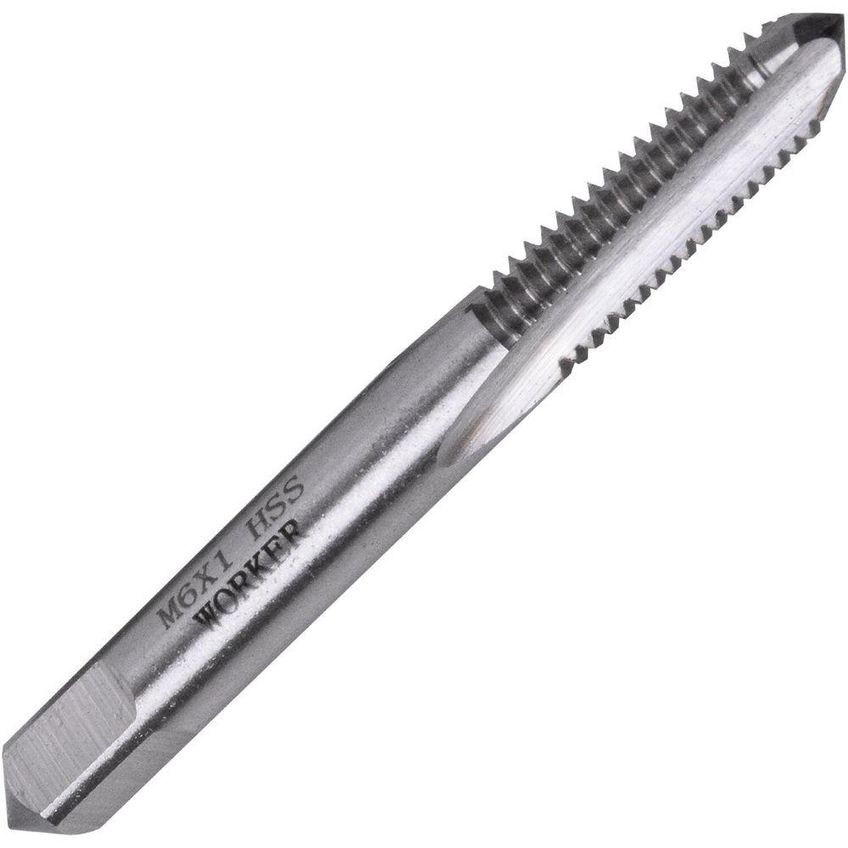 Jogo Manual Métrico M6 X 1mm Din 352 Rosqueamento Interno Worker - imagem 3