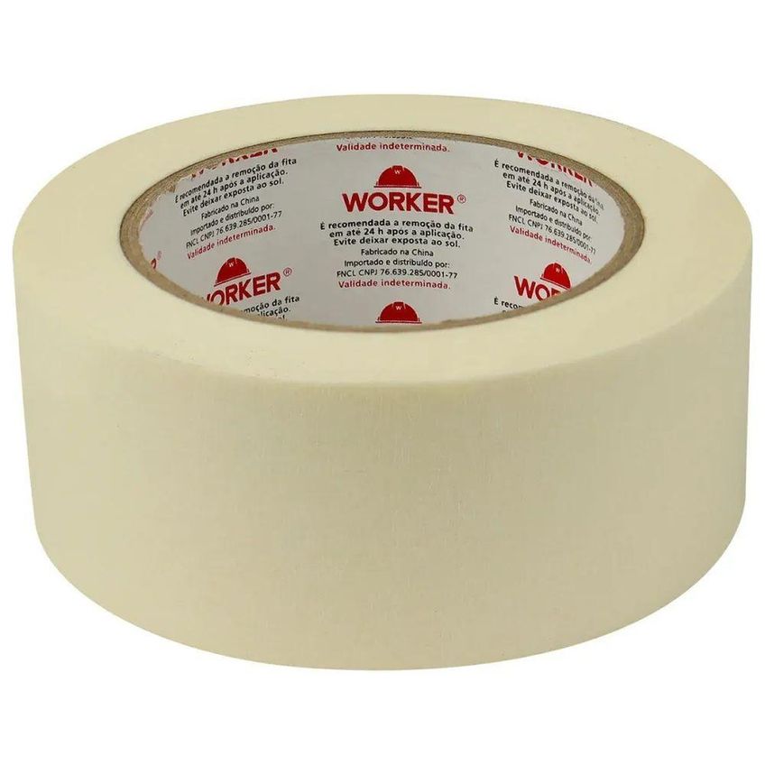 Fita Crepe 942103 Resistente 48mmx50m Papel Crepado Worker - imagem 4