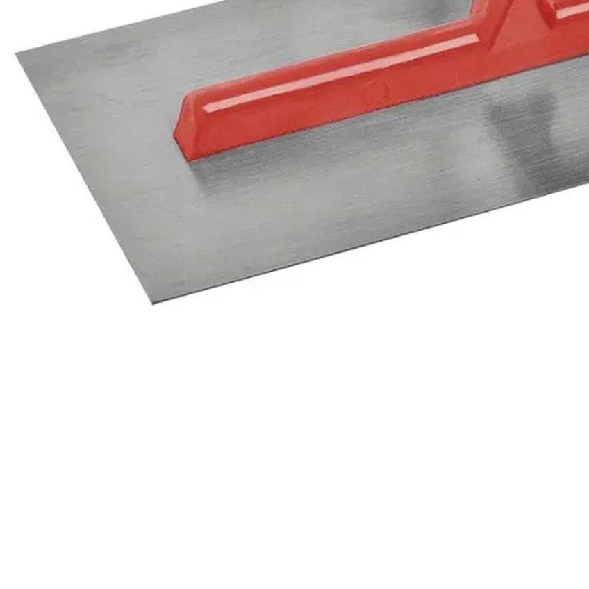 Desempenadeira De Aço Lisa 28cm X 12cm Profissional Para Acabamentos Worker - imagem 4