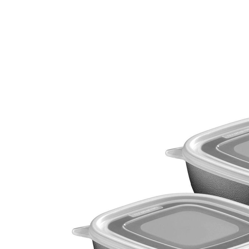 Jogo De Potes Mixcolor Armazenar Alimentos Polipropileno Proteção Antimicrobiana Preto Tramontina 3 - imagem 5