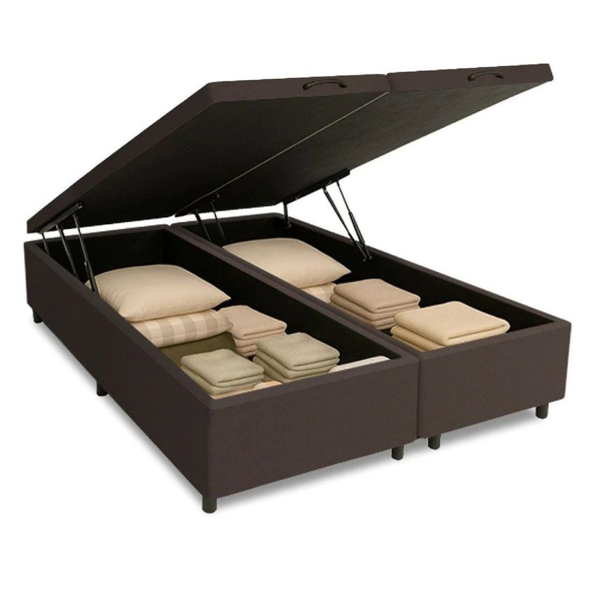 Base Box Bau Frontal Linhão Padrão S/A 41cm X 79 Classic Marrom - imagem 4