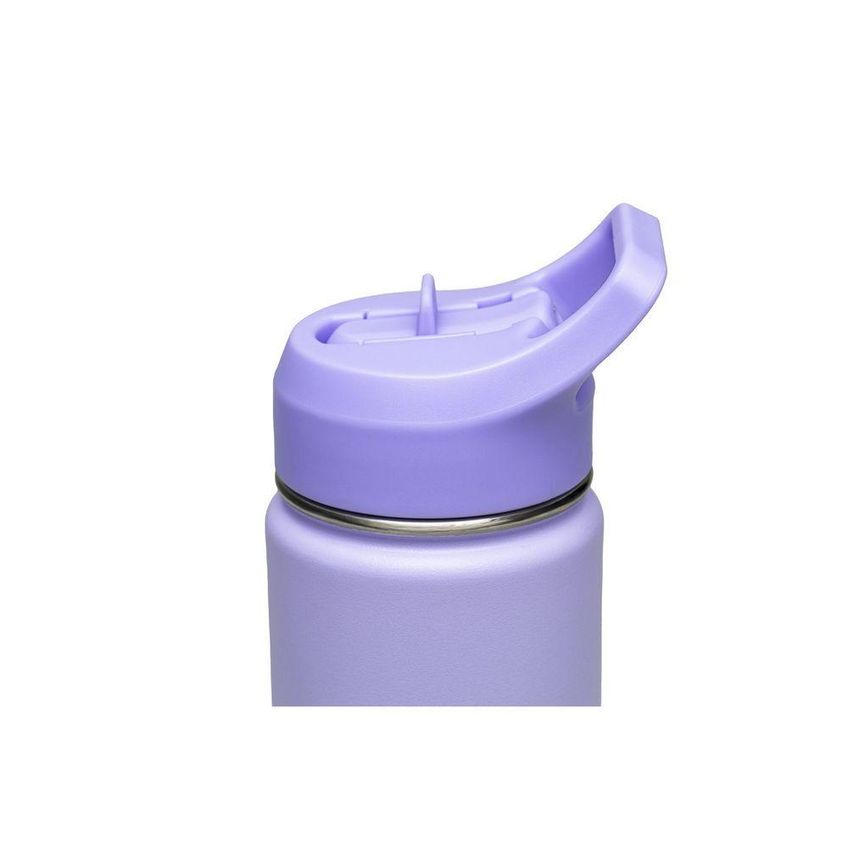 Garrafa Térmica Tramontina Com Canudo Aço Revestido Parede Dupla Isolada A Vácuo Lilás 650ml - imagem 2