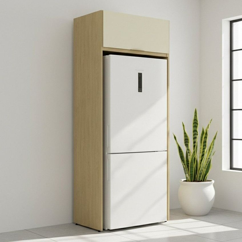 Lateral Acabamento Refrigerador Nanda Tm1224 Nature Nature - imagem 3