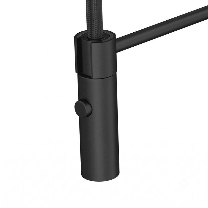 Torneira Misturador Monocomando Spin One Gourmet 2253.blmt Bica Alta Articulável Bancada Preto Deca - imagem 3