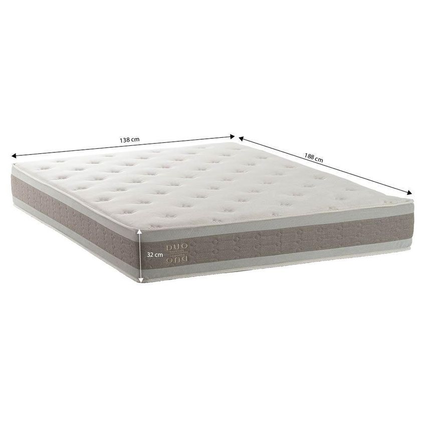 Colchão Casal Híbrido Duo Molas Ensacadas D28 A Vácuo Reversível Double Face 138cmx188cm Kappesberg - imagem 3