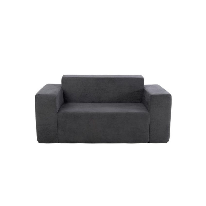 Sofá Sync 2 Lugares 176cm Titânio Boucle Kappesberg Espuma D28 Embalagem A Vácuo - imagem 2