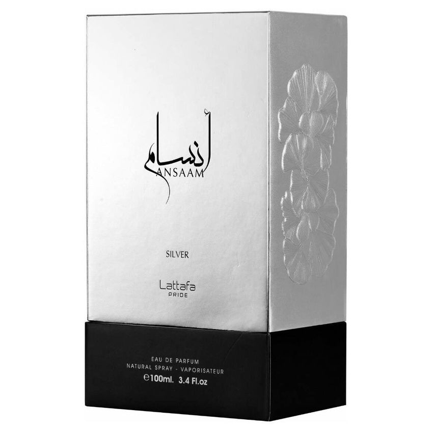 Perfume Lattafa Ansaam Silver Eau De Parfum 100ml Para Unissex - imagem 3