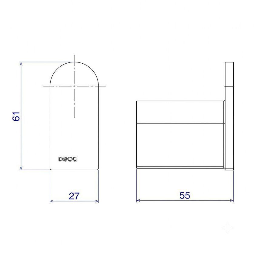 Cabide Versa 2060 SM31 MT Linha Versa Summer Gold Dourado Deca - imagem 3