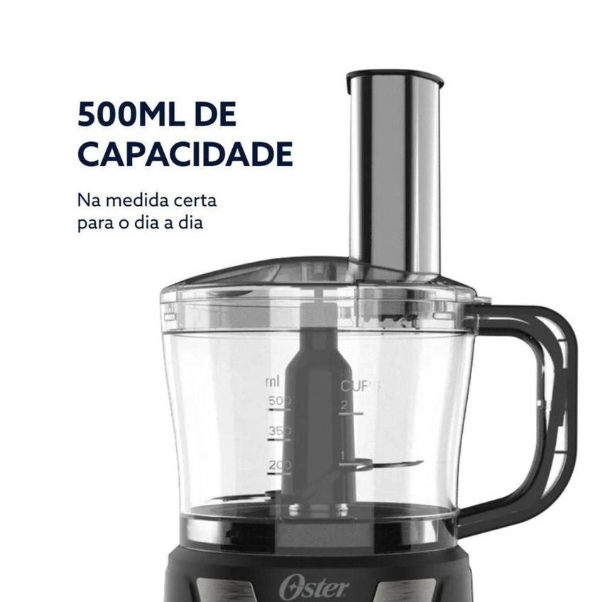Multiprocessador Oster Multiprocessador De Alimentos 300w Preto 110v - imagem 3