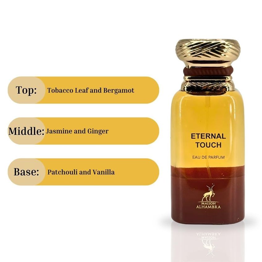 Perfume Maison Alhambra Eternal Touch Edp 100ml Para Mulheres - imagem 4