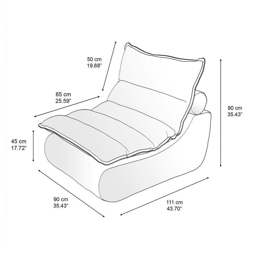 Poltrona Sync Reclinavel Boucle Marrom Espuma D28 Kappesberg - imagem 3