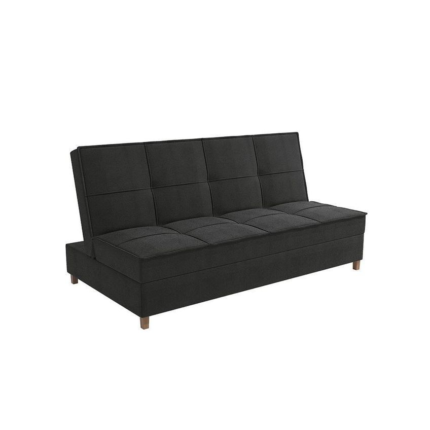 Sofá Cama Vision 2 Lugares Reclinável 185cm Grafite Suede Kappesberg - imagem 3