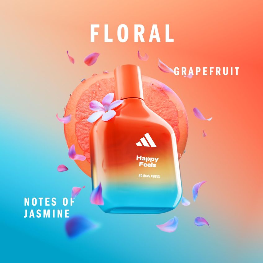 Perfume Adidas Vibes Happy Feels Unissex 100 Ml Edp - imagem 4