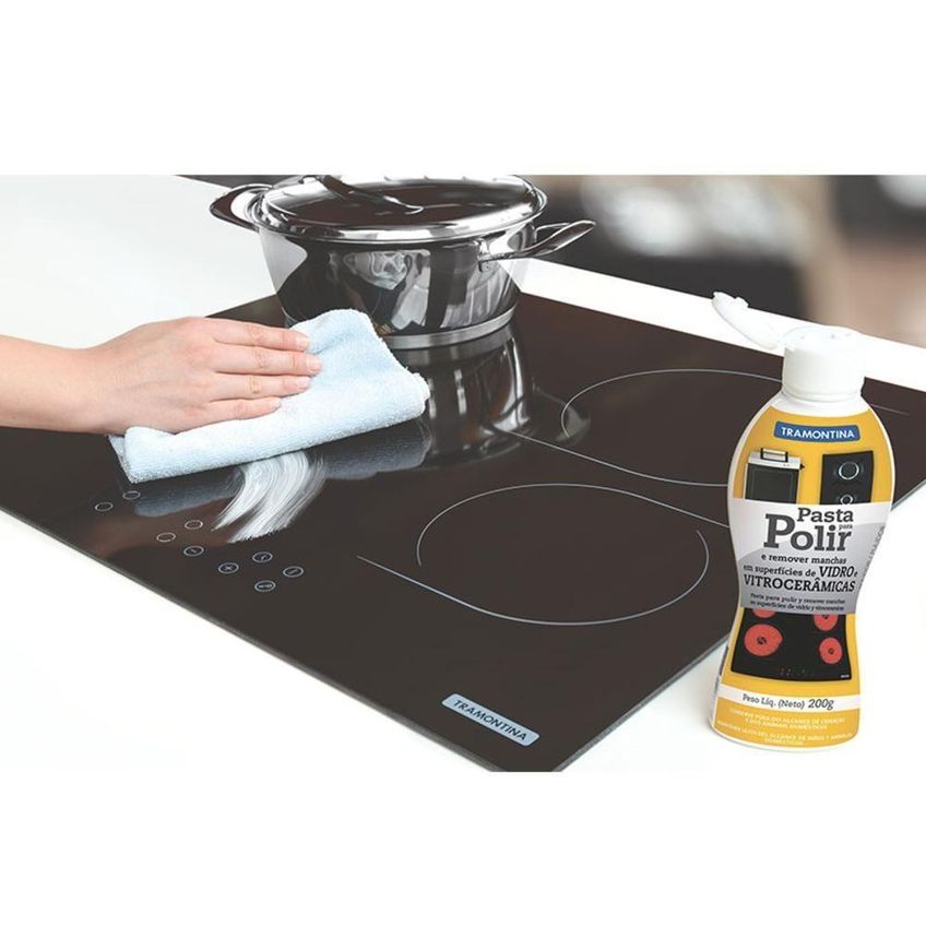 Pasta Para Polimento E Remocao De Manchas Em Vidro Vitroceramico Janelas Boxes Cooktops 200g - imagem 3