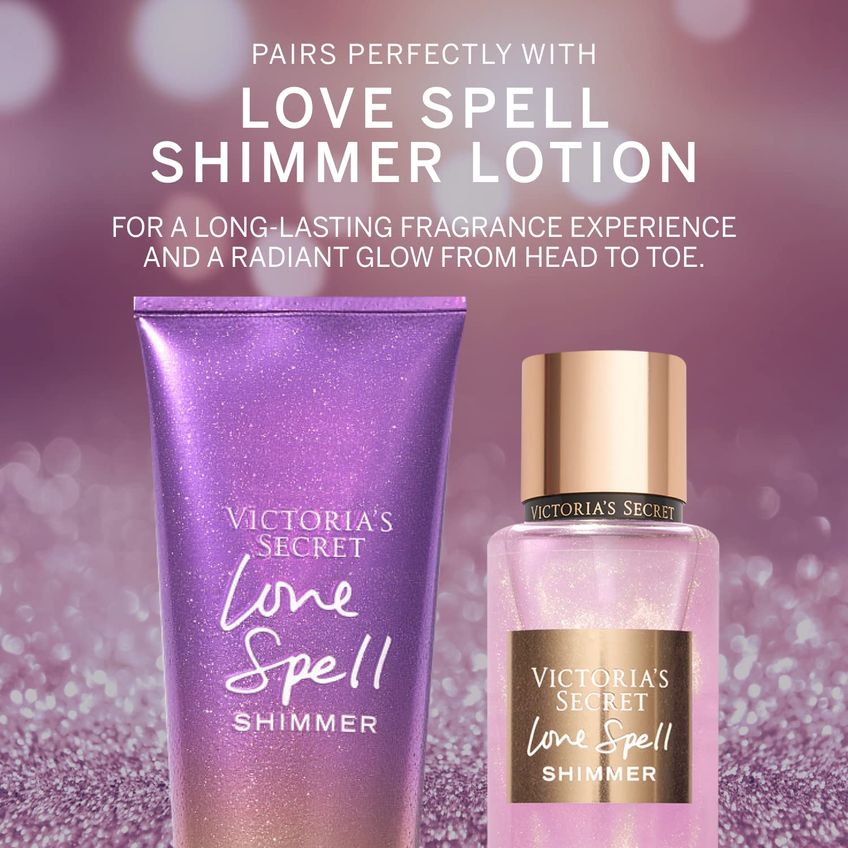 Spray Corporal Victoria's Secret Love Spell Shimmer Mist 250 Ml - imagem 3