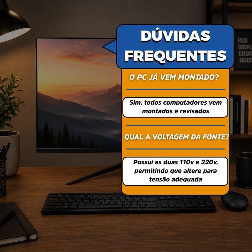 Computador Completo Intel Core I5 650 8gb Ssd 120gb Monitor 17 Polegadas Windows 10 Trial - imagem 3