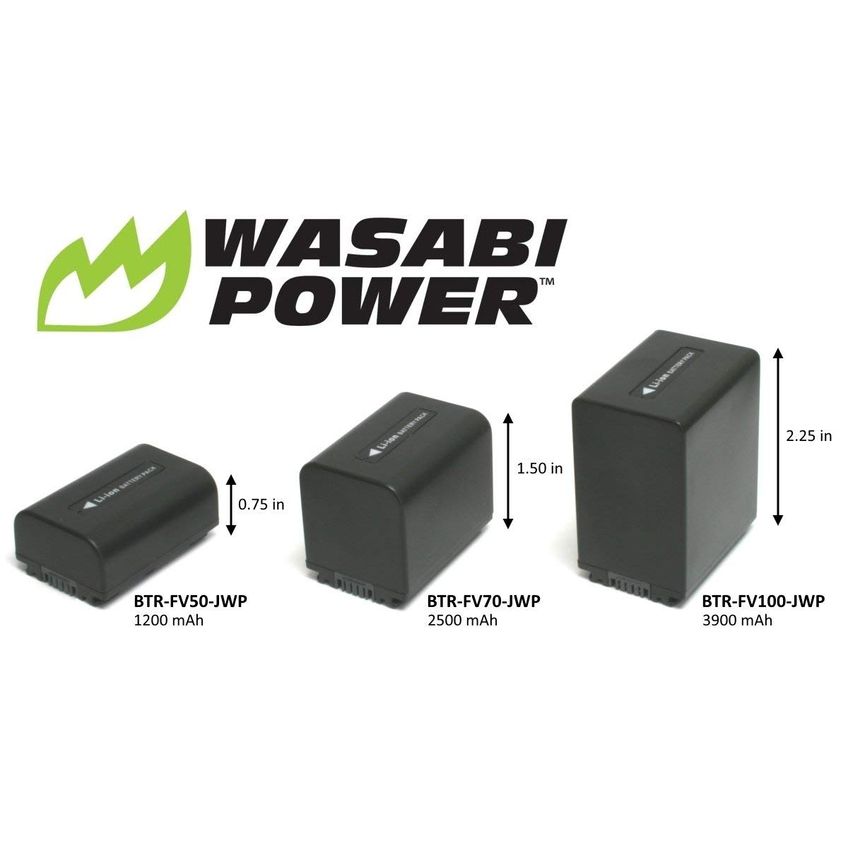 Bateria Wasabi Power NP-FV100 3900mAh - imagem 3
