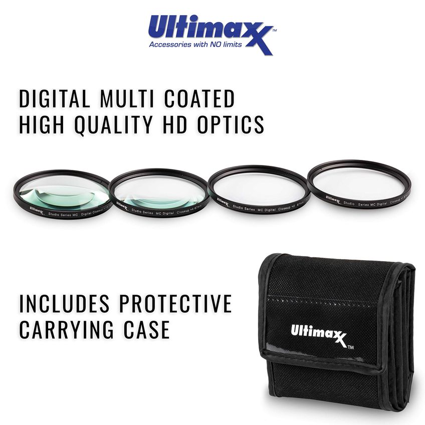 Kit De Filtros Macro Ultimaxx 46mm 1, 2, 4 E 10 Dioptrias - imagem 4