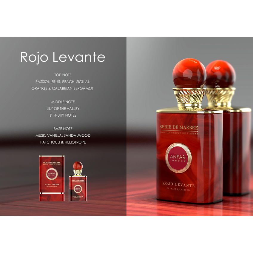 Perfume Anfar London Série De Velvet Rojo Levante 100ml - imagem 3