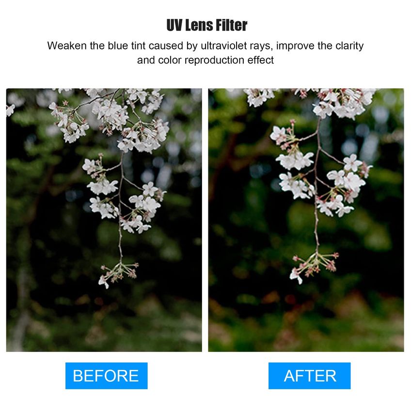 Kit De Filtros Amonida 49mm 3 Peças Multicamada - imagem 3