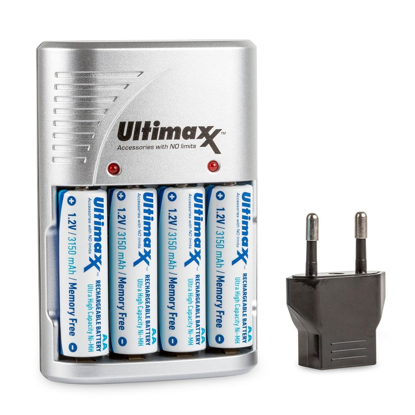 Kit De Baterias Ultimaxx 4Aa 3150mah Ultra Alta Capacidade - imagem 3