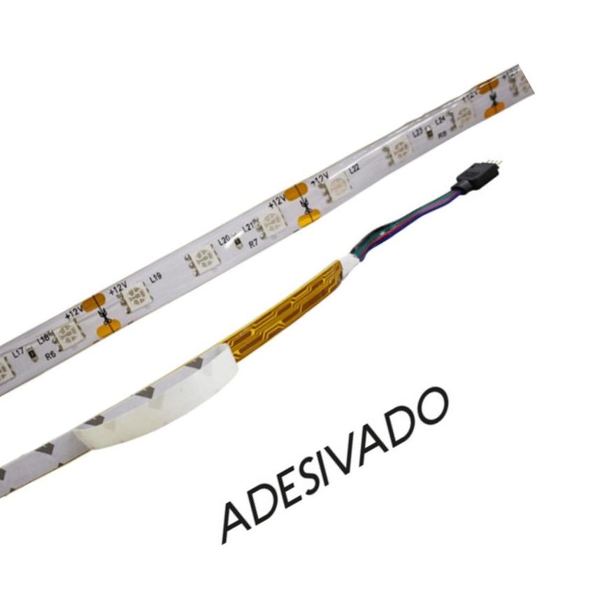Fita Led Branco Frio 5 Metros 12v 5050-w Minimen - imagem 4