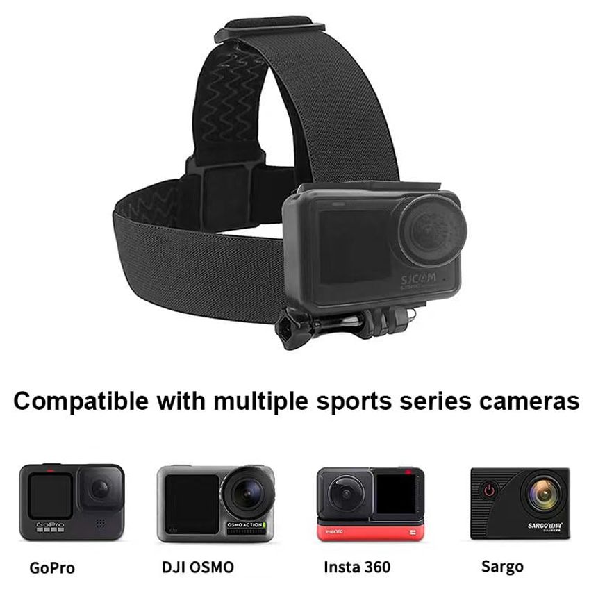 Suporte De Cabeça Vividstarry Para Gopro/akaso/dragon Touch - imagem 3